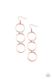 Paparazzi Earring - Refined Society - Copper