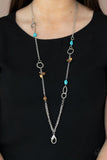 Paparazzi Necklace - Sandstone Safari - Multi Lanyard