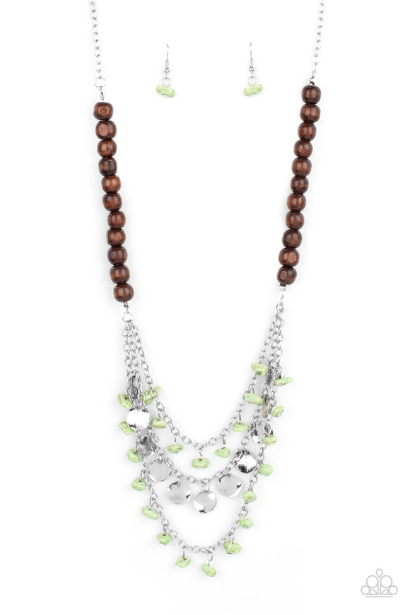 Paparazzi Necklace - Plains Paradise - Green