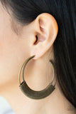 Paparazzi Earring - Artisan Attitude - Brass