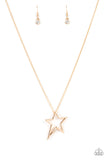 Paparazzi Necklace - Light Up The Sky - Gold