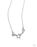 Paparazzi Necklace - Proudly Patriotic - White