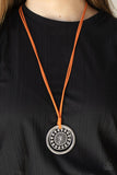 Paparazzi Necklace - One MANDALA Show - Orange