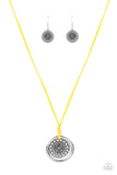 Paparazzi Necklace - One MANDALA Show - Yellow