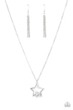 Paparazzi Necklace - Starry Fireworks - White