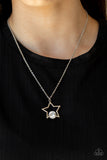 Paparazzi Necklace - Starry Fireworks - White