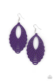 Paparazzi Earring - Tahiti Tankini - Purple