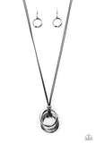 Paparazzi Necklace - Harmonious Hardware - Black