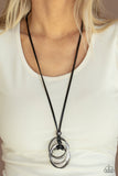 Paparazzi Necklace - Harmonious Hardware - Black