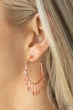 Paparazzi Earring - Happy Independence Day - Copper