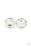 Paparazzi Earring - Double-Take Twinkle - Gold
