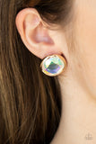 Paparazzi Earring - Double-Take Twinkle - Gold