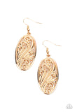 Paparazzi Earring - High Tide Terrace - Gold