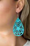 Paparazzi Earring - Marine Eden - Blue