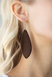 Paparazzi Earring - Surf Scene - Brown