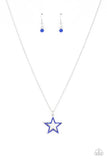 Paparazzi Necklace - American Anthem - Blue