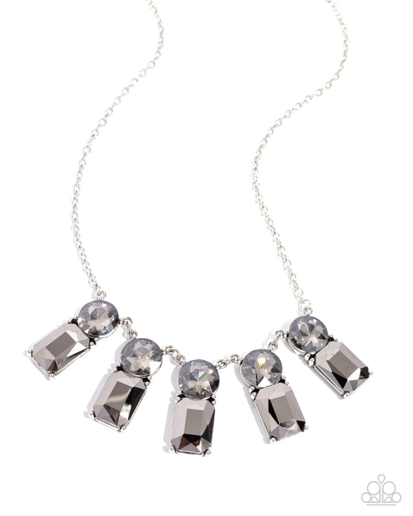 Paparazzi Necklace - Celestial Royal - Silver