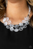 Paparazzi Necklace - Beach Day Demure - White