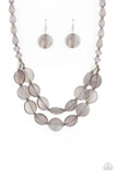 Paparazzi Necklace - Beach Day Demure - Silver