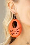 Paparazzi Earring - Home TWEET Home - Orange