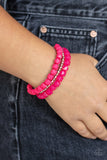 Paparazzi Bracelet - Vacay Vagabond - Pink