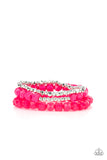 Paparazzi Bracelet - Vacay Vagabond - Pink