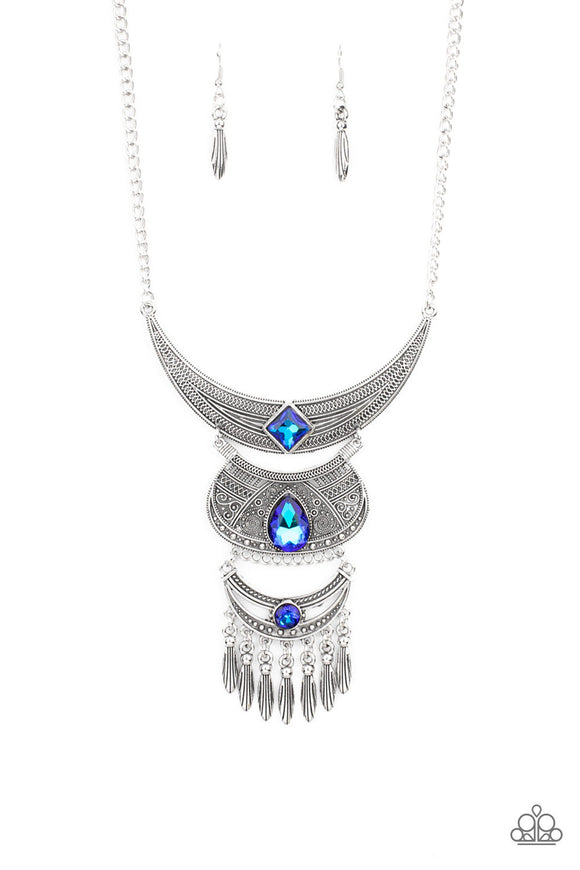 Paparazzi Necklace - Lunar Enchantment - Blue