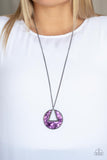 Paparazzi Necklace - Chromatic Couture - Purple