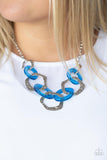 Paparazzi Necklace - Urban Circus - Blue