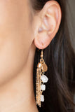 Paparazzi Earring - Stone Sensation - Gold