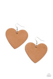 Paparazzi Earring - Country Crush - Brown