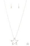Paparazzi Necklace - I Pledge Allegiance to the Sparkle - White