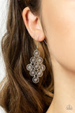 Paparazzi Earring - Bustling Blooms - Pink