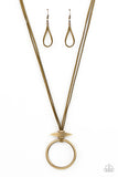 Paparazzi Necklace - Noticeably Nomad - Green