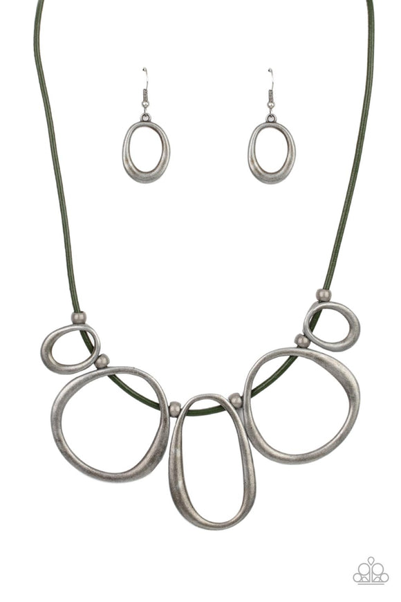 Paparazzi Necklace - Historical Hipster - Green