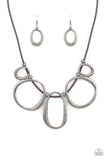 Paparazzi Necklace - Historical Hipster - Purple