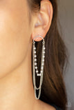 Paparazzi Earring - Vintage VIP - White