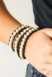 Paparazzi Bracelet - Pine Paradise - White