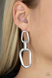 Paparazzi Earring - Harmonic Hardware - Silver