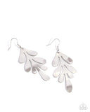 Paparazzi Earring - A FROND Farewell - Silver