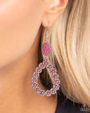 Paparazzi Earring - Farmhouse Fashion Show - Pink
