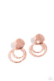Paparazzi Earring - Ancient Arts - Copper