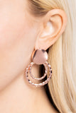 Paparazzi Earring - Ancient Arts - Copper