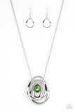 Paparazzi Necklace - Luminous Labyrinth - Green