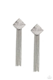Paparazzi Earring - Experimental Elegance - Silver