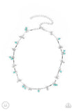 Paparazzi Necklace - Sahara Social - Blue