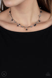 Paparazzi Necklace - Sahara Social - Black
