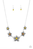 Paparazzi Necklace - Wallflower Wonderland - Yellow