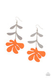 Paparazzi Earring - Palm Beach Bonanza - Orange