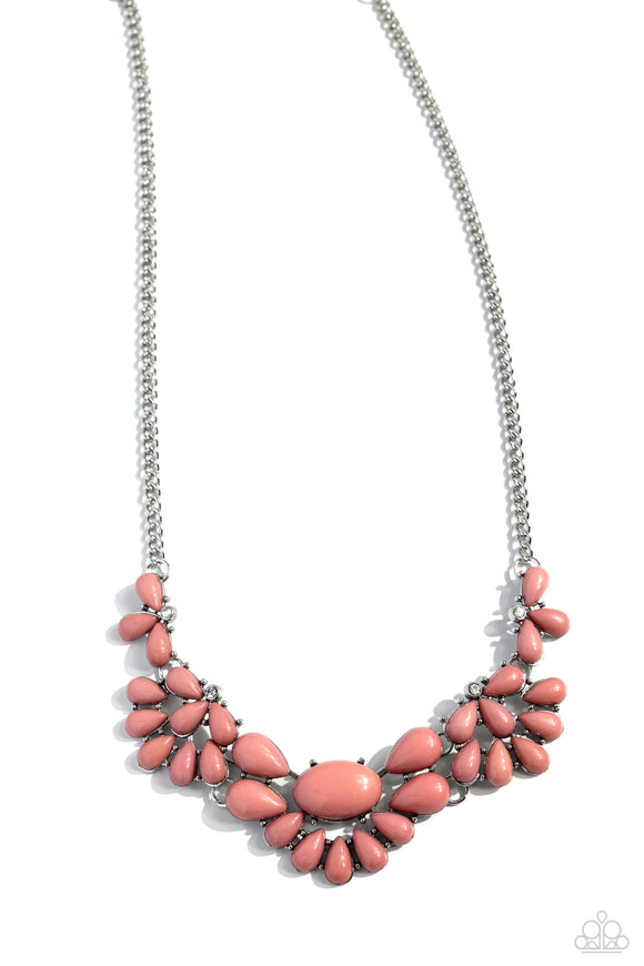 Paparazzi Necklace - Secret GARDENISTA - Pink